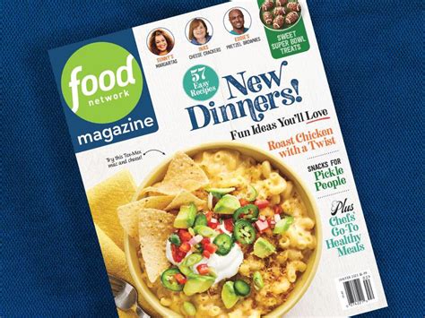 food network magazine|food network magazine current issue.
